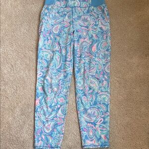 Lilly Pulitzer Luxletic run around pants in Fish Kiss, size M